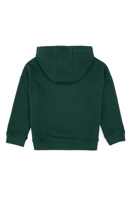 Erkek _ocuk Koyu Ye_il Kap__onlu Basic Sweatshirt - U.s. polo assn фото 2