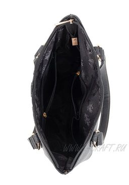 Сумка Модель №1447 | кожзам | гладкий | черный | Р908-1 | 29887 - L-craft фото 5