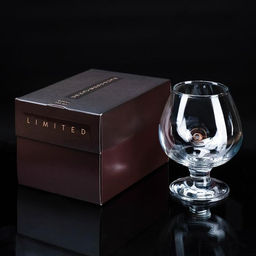 Бокал для коньяка с пулей Непробиваемый, 395 мл