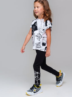 12542017 Брюки для девочек (легинсы), 2 пары в комплекте - Playtoday фото 3