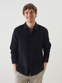 Rahat Kal?p Uzun Kollu Erkek G?mlek