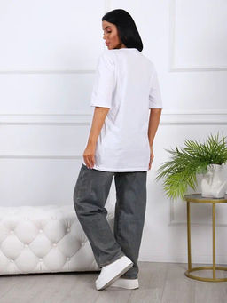 Футболка удлиненная 783