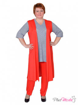 Туника Модель №284 размеры 44-80 - Plusmoda фото 4