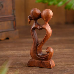 Сувенир «Поцелуй», 15×9×3.5 см, дерево