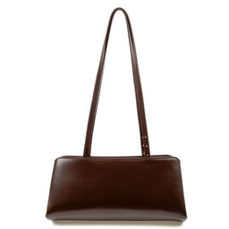 A001 brown, Женская кожаная сумка c фермуаром , Barcelo Biagi