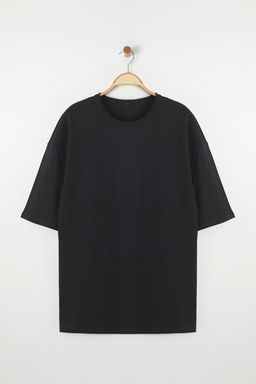 TRENDYOL MAN Kiremit Oversize/Genis Kesim Yaka Detayl? %100 Pamuklu T-Shirt TMNSS25TS00008 - Trendyolmilla фото 14