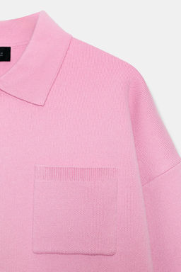 POLO PUNTO BOLSILLO / Rosa pastel - Zara фото 7