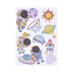 Мозаика алмазная "Космические приключения" в коробке