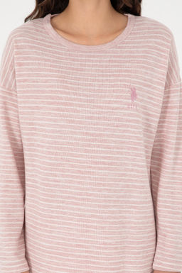 Женский розовый пижамный комплект Неожиданная скидка в корзине - U.s. polo assn фото 5