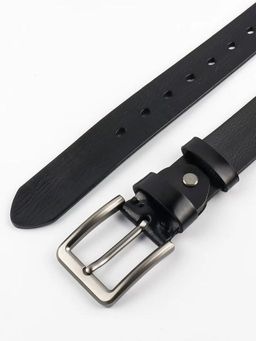 Мужской кожаный ремень Dierhoff ДРК 3056/3-40 Черный