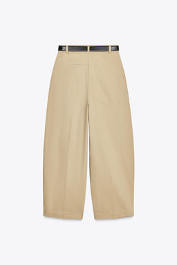 TROUSERS WITH BELT - Zara фото 7