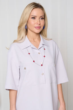 Платье Bellovera 17П6226 серый