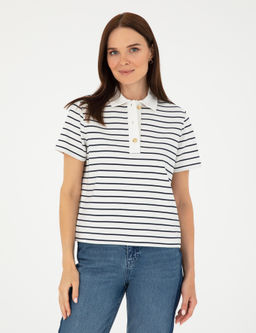 Ekru Regular Fit Polo Yaka Ti__rt