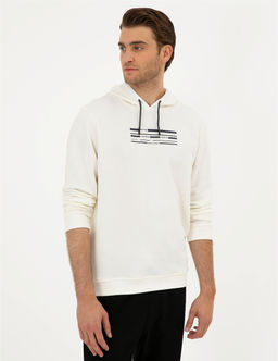 Ekru Regular Fit Sweatshirt