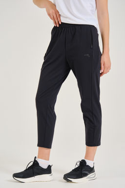 Брюки трикотажные укороченные Черный