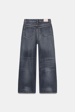 TRF MID-WAIST RIPPED BAGGY JEANS - Zara фото 8