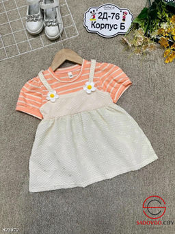 Платье для девочки с бантом