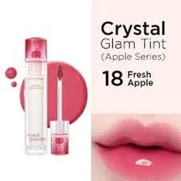 Crystal Glam Tint 18 Fresh Appleг - Глянцевый тин для губ в оттенке 18 Fresh Apple , 3,4 г