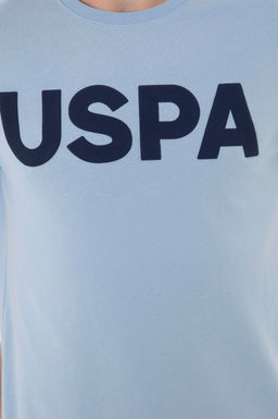 Мужская голубая базовая футболка Неожиданная скидка в корзине - U.s. polo assn фото 7
