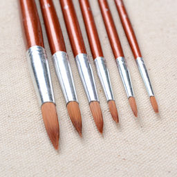 Кисти для акварели 6 штук набор / 21467-4 /уп 48/480/ - Галеонтрейд фото 5