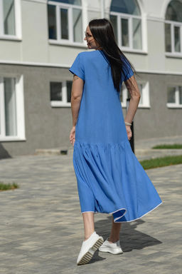 Платье  70% лен+30% вискоза