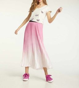 Юбка, бело-розовая