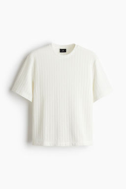 Camiseta efecto crochet Regular Fit