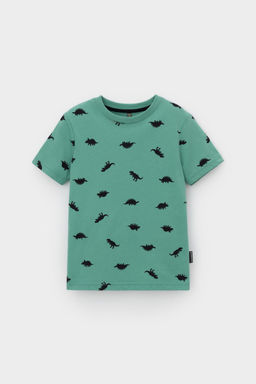 Crockid _ КР 302737-1/малахитово-зеленый,дино к560 фуфайка (футболка) для мал  фото 2