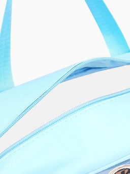 Косметичка - сумка на молнии для бассейна, с ручками, большая, голубая