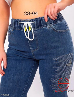 Джинсы женские на резинке - Bruno фото 3