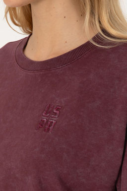 Kad_n Bordo Sweatshirt - U.s. polo assn фото 7