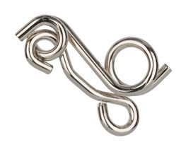 DELFBRICK DLM-17 Головоломка металлическая 1 шт Петельки 2 элемент