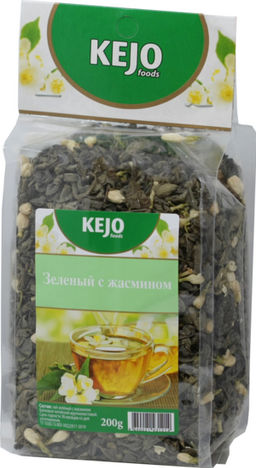 KejoFoods. Зеленый с жасмином 200 гр. мягкая упаковка
