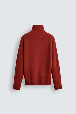 PURL KNIT QUARTER-ZIP JUMPER - Zara фото 8
