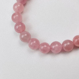 Браслет из мадагаскарского Розового кварца 17 см - Радуга самоцветов фото 3