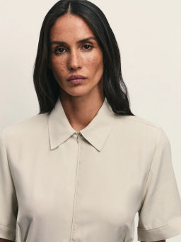 Комбинезон на молнии с поясом / Zarina  фото 6