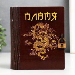 Деревянная шкатулка-книга «Пламя» 14×12×5 см
