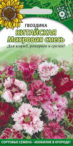 Китайская махровая гвоздика 0,3гр (ссс)