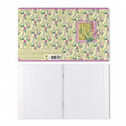 Цена за 5 шт. Тетрадь общая ученическая ErichKrause Floral Soul, 48 листов, клетка, ламинация soft-touch+выборочный УФ-лак_MIX-PACK  фото 8