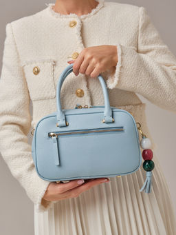 Кожаная сумка Hawaii DBR 31216 светло-голубой фото 2