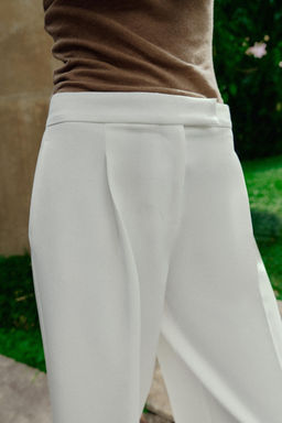 WIDE-LEG TROUSERS WITH DARTS - Zara фото 29