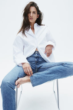 Slim Straight High Jeans - H&m фото 3