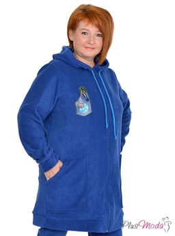 Толстовка Модель №1017 размеры 44-84 - Plusmoda фото 5
