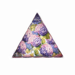 Цена за 5 шт. Коробка для кондитерских изделий с пластиковой крышкой Гортензия, 18?3 см