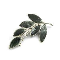 Брошь серафинит "Веточка" 53*31мм