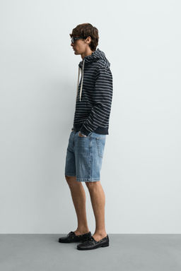 REGULAR FIT DENIM BERMUDA SHORTS - Zara фото 54