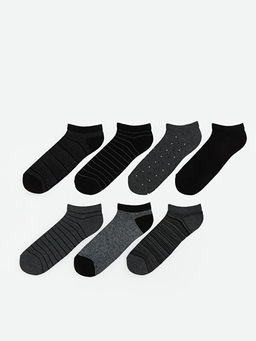 Desenli Erkek Patik ?orap 7li