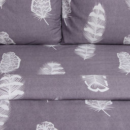 Постельное бельё Экономь и Я евро Feather 200*215см,200*215см,50*70см-2 шт, полисатин, 80 г/м?  фото 2