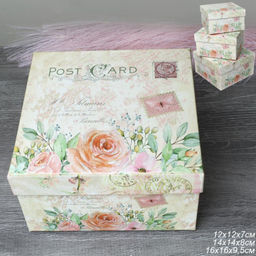 Коробка подарочная 3 штуки / 2289-SY609 /уп 36/