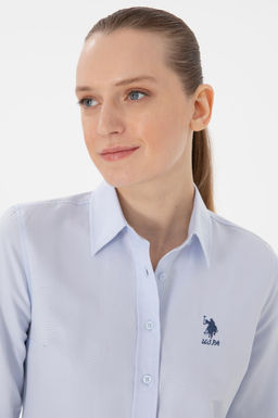 Kad_n A__k Mavi Uzun Kollu Basic G_mlek Sepette S_rpriz _ndirim - U.s. polo assn фото 9